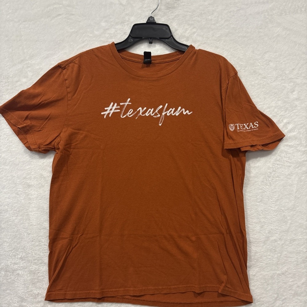 university of texas t shirt, Brand District Threads, Burnt Orange, Size Large